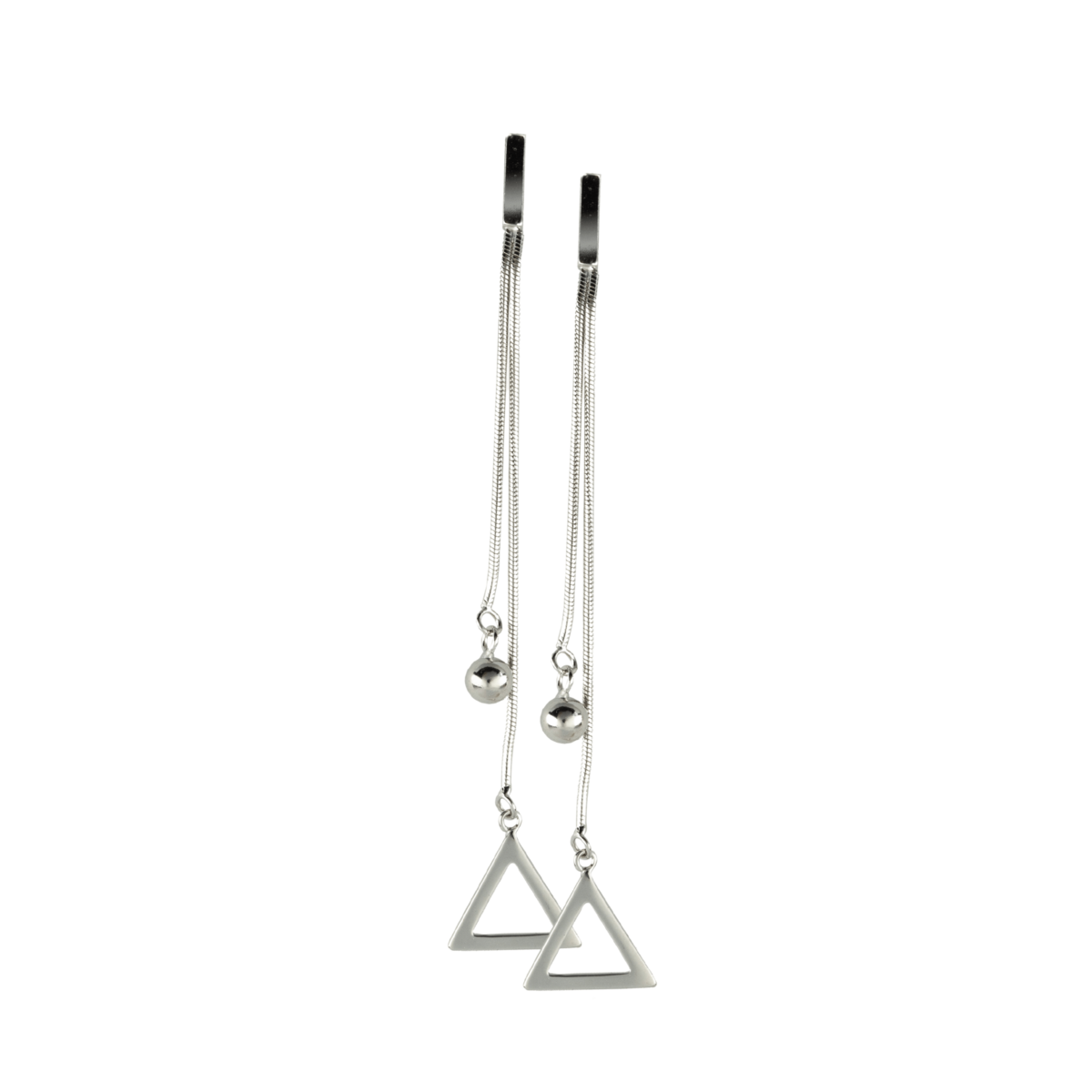 Vianka – Geometrische 925 Sterling Zilveren Hanger Set