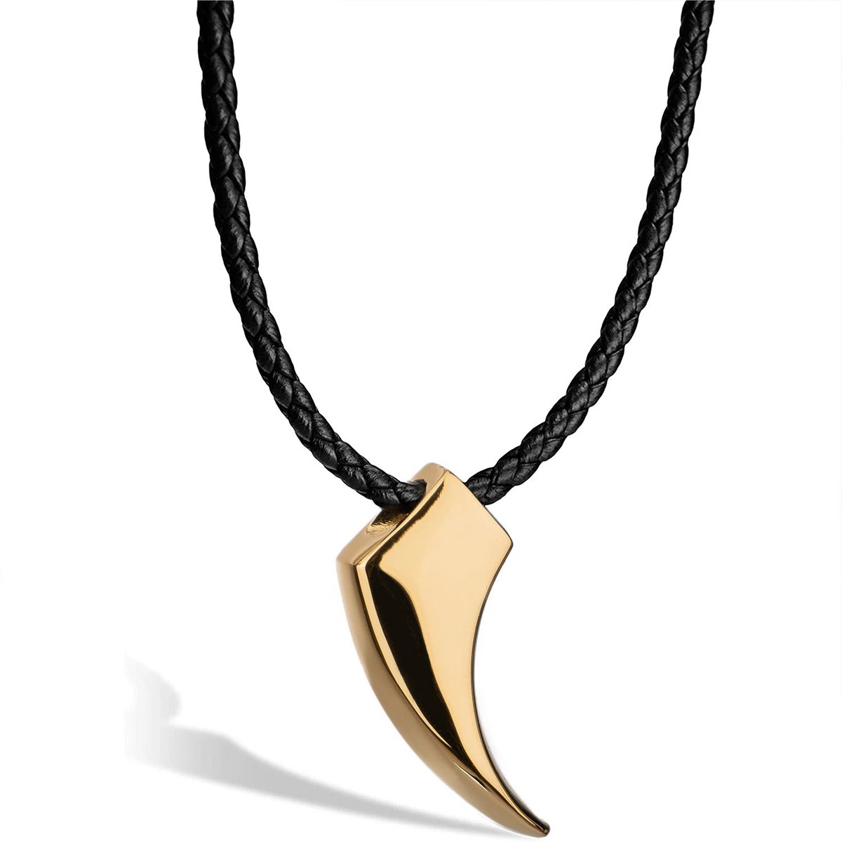 Ursu – Elegante Leren Ketting voor Heren