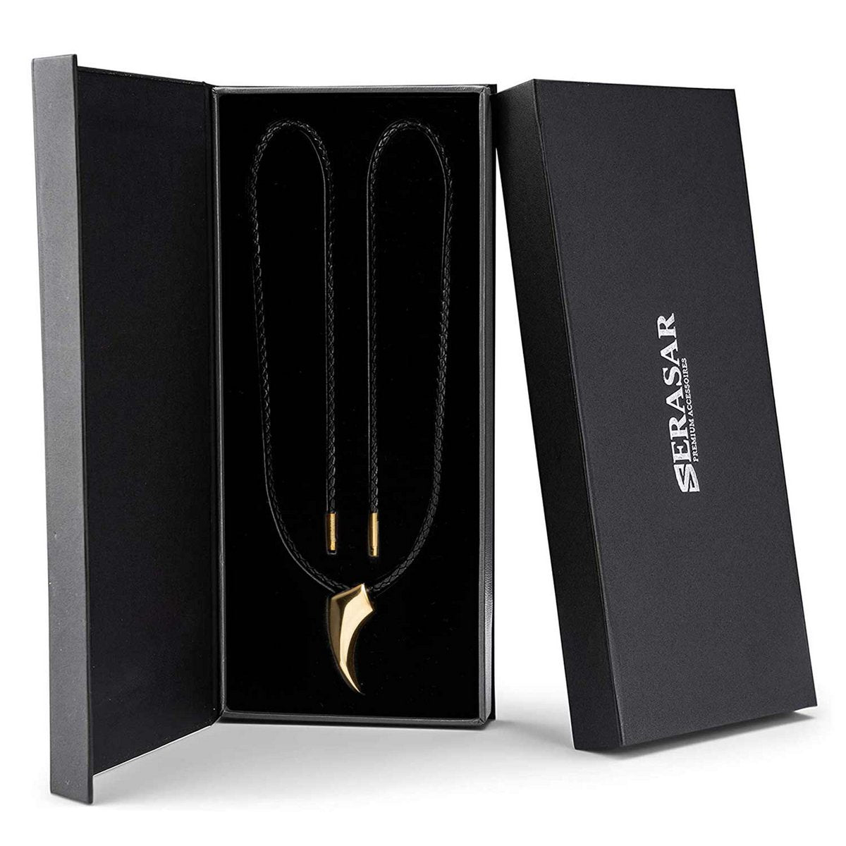 Ursu – Elegante Leren Ketting voor Heren